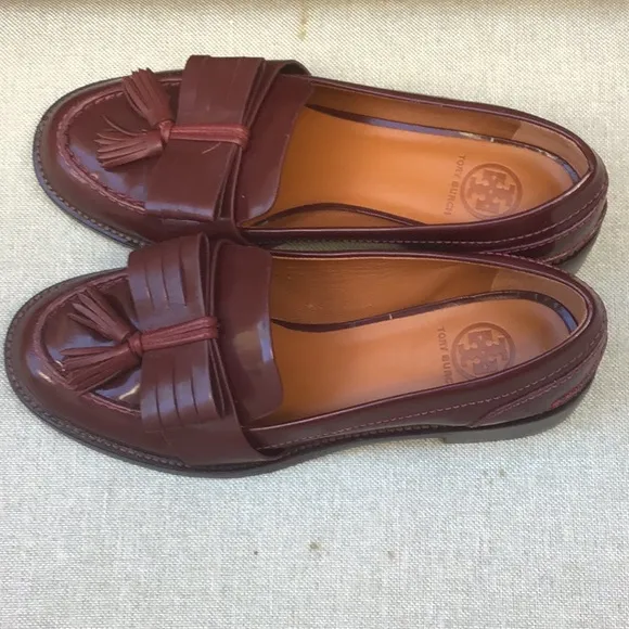 Tory Burch Brown Leather Flats Timeless Design
