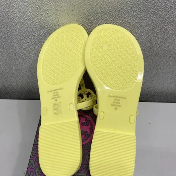 Tory Burch Mini Miller Sandals – Women’s Size 8 – Yellow – Open Box