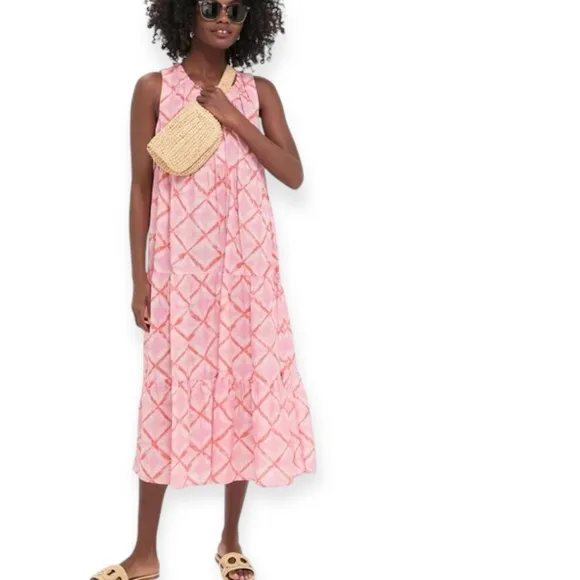 Tuckernuck | Tnuck Beach • Pink Diamond Tie Dye Salty Paloma Caftan