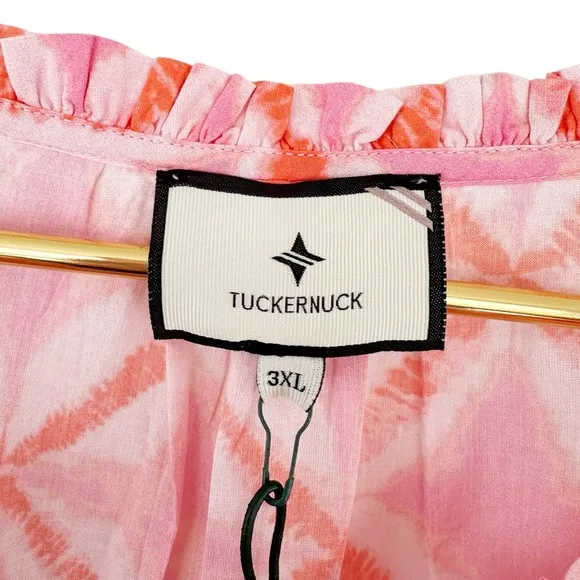 Tuckernuck | Tnuck Beach • Pink Diamond Tie Dye Salty Paloma Caftan