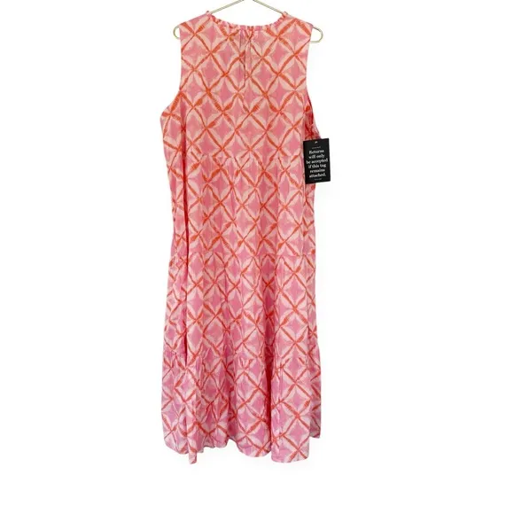 Tuckernuck | Tnuck Beach • Pink Diamond Tie Dye Salty Paloma Caftan