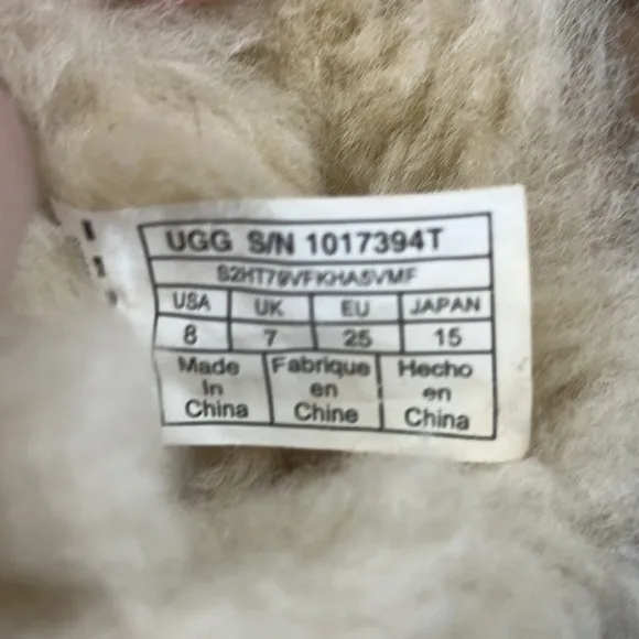 UGG Australia Bailey Bow II Boots Chestnut Toddler Girls Size 8