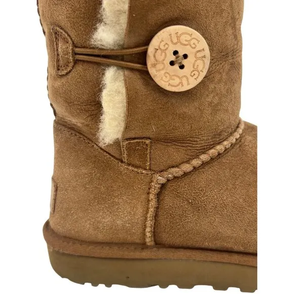 UGG Australia Bailey Triple Button 1873 Chestnut Sheepskin Boots