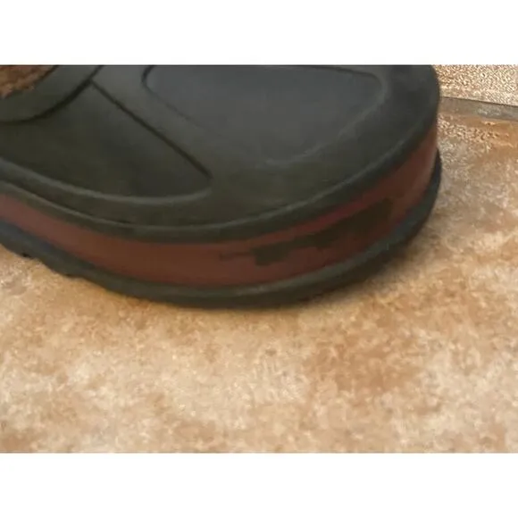 UGG AUSTRALIA Bobbey Winter Snow Boots Brown Size US 3 Youth Warm Rain S/N 3288