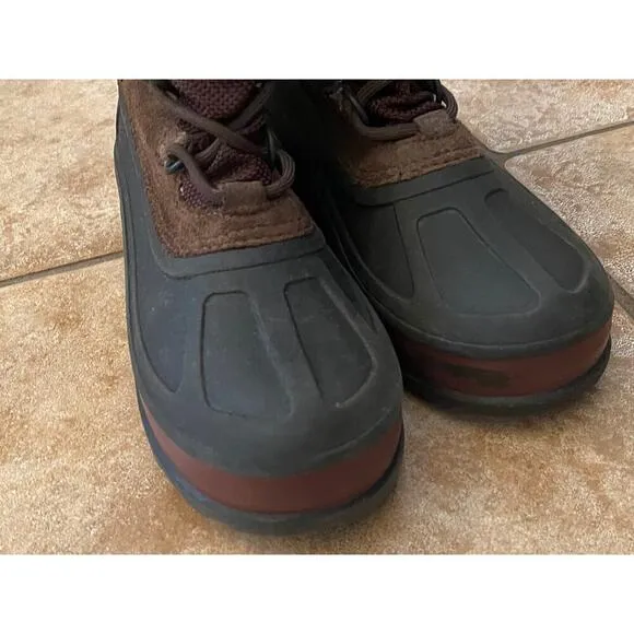 UGG AUSTRALIA Bobbey Winter Snow Boots Brown Size US 3 Youth Warm Rain S/N 3288