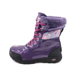 UGG Australia Butte Patent Leather Waterproof Winter Boots Kids 4