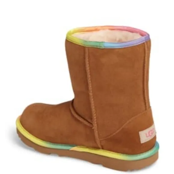 UGG Australia Kids classic short ll rainbow boots
