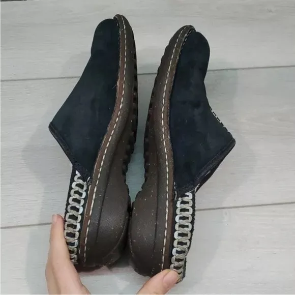 Ugg Australia Women Kohala Shearling SlippeComfort 5177 Leather Mules shoes sz 6