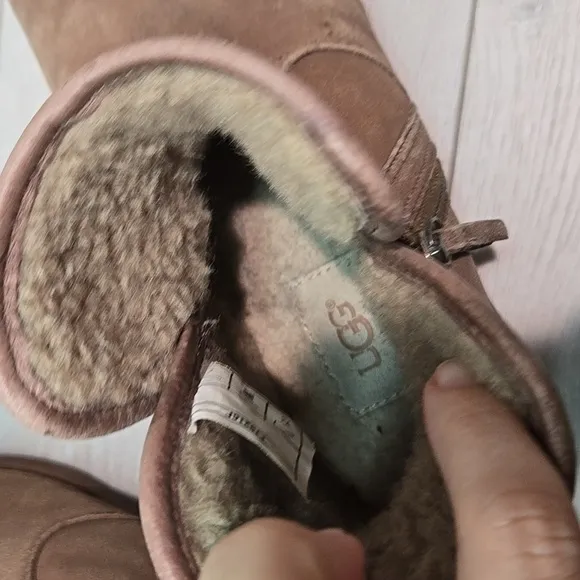 Ugg Australia Women Lavelle  1012553 Ankle Leather Sheepskin Boots shoes 8