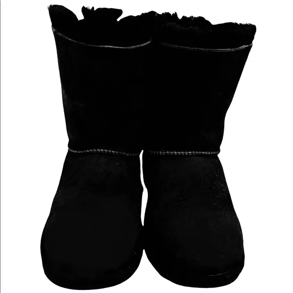 UGG Bailey Bow Boots Girls Sheepskin Bows Mini Booties Ultra Gift