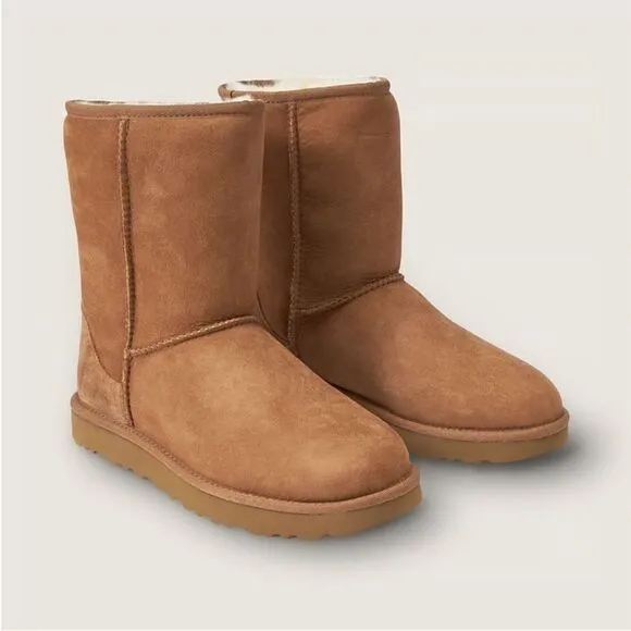 UGG Best Seller Cozy Warm Chestnut Brown Classic Short ll Boots! 🔥