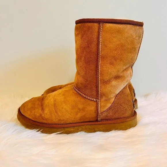 UGG Best Seller Cozy Warm Chestnut Brown Classic Short ll Boots! 🔥