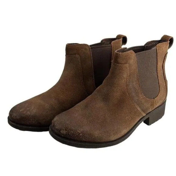 UGG Bonham Boots Chelsea boots brown slip on booties mountain cottage sz 8.5