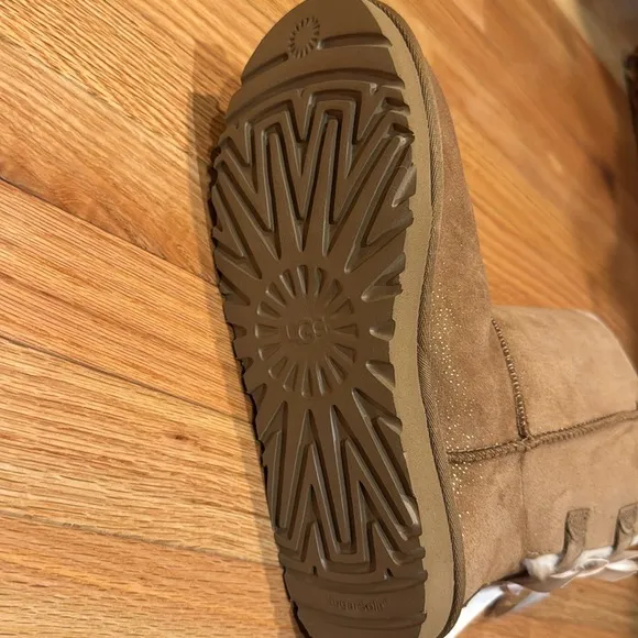 UGG Brown Shearling Boots, size 7