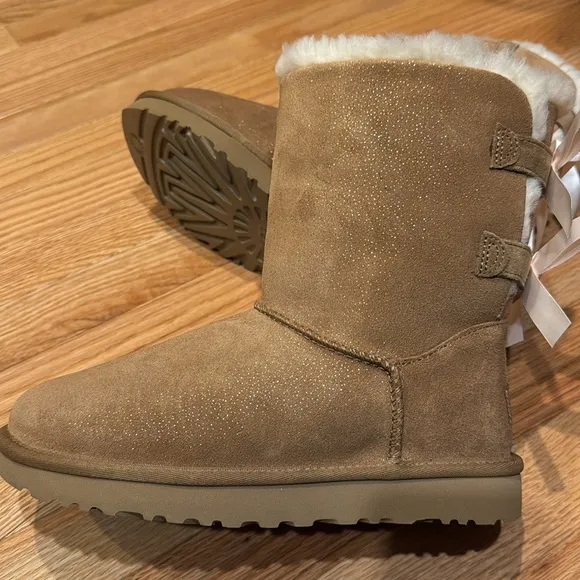 UGG Brown Shearling Boots, size 7