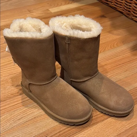 UGG Brown Shearling Boots, size 7