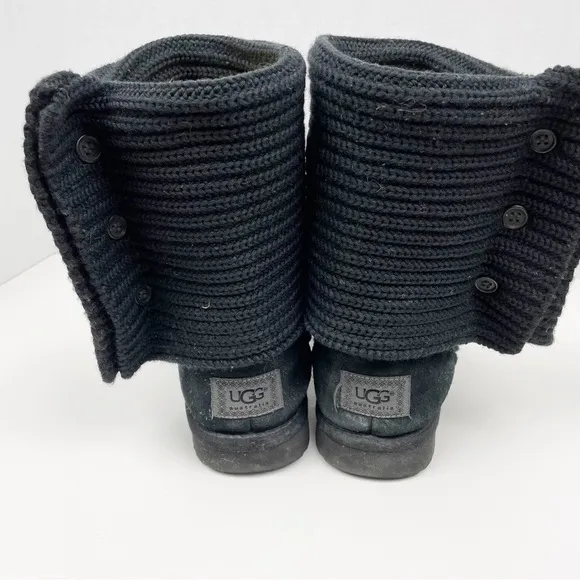 Ugg Classic Black Cardy Boots