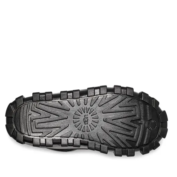 UGG Classic Brellah Mini Boots Jet Black Kids Rubberized Waterproof
