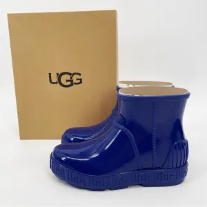 Ugg Drizlita Rain Boots Blue Sherpa Lined Waterproof Shoes Boys Girls Unisex