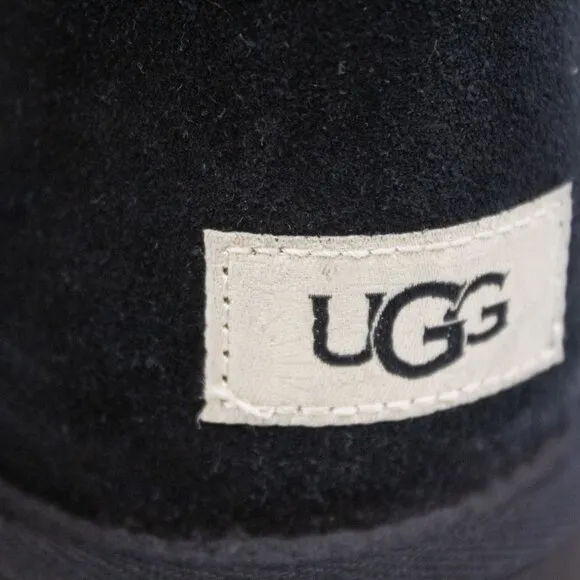 UGG Jona Boots 1118890k Black Suede Kids Youth Size 6