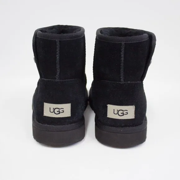 UGG Jona Boots 1118890k Black Suede Kids Youth Size 6