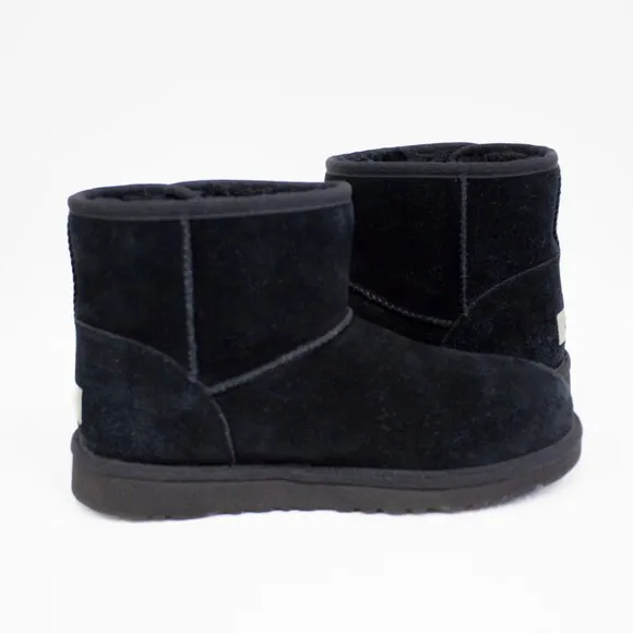 UGG Jona Boots 1118890k Black Suede Kids Youth Size 6