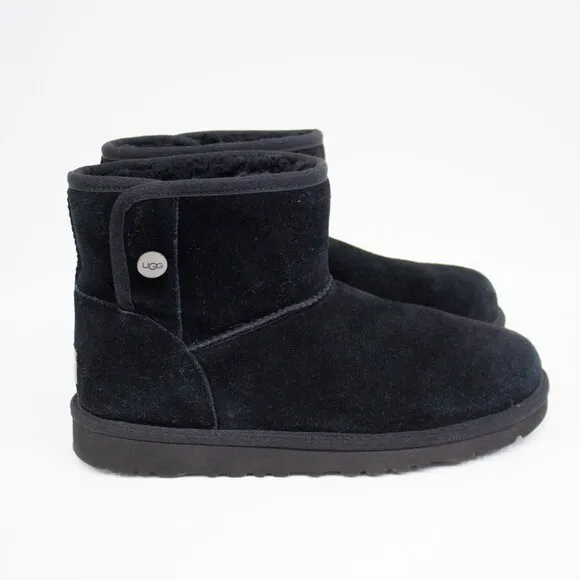 UGG Jona Boots 1118890k Black Suede Kids Youth Size 6