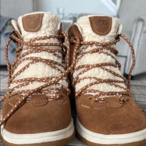 UGG Kids Brown and Cream Boots