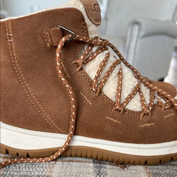 UGG Kids Brown and Cream Boots
