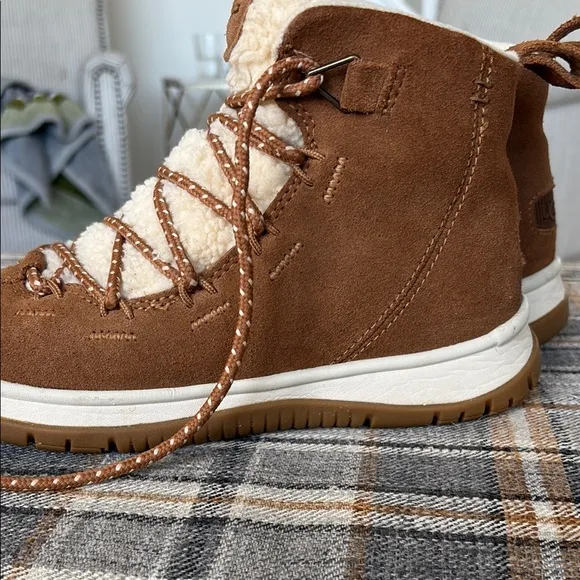 UGG Kids Brown and Cream Boots