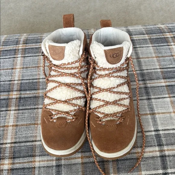 UGG Kids Brown and Cream Boots
