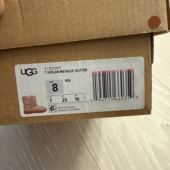 UGG Kids Gold Boots