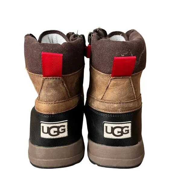 UGG Kids' Turlock Waterproof Boots Size 6 Brown Winter Snow Shoes NWOB