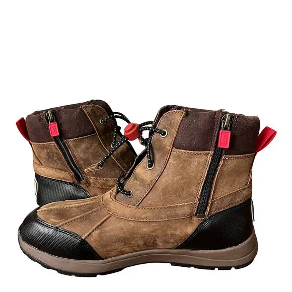 UGG Kids' Turlock Waterproof Boots Size 6 Brown Winter Snow Shoes NWOB
