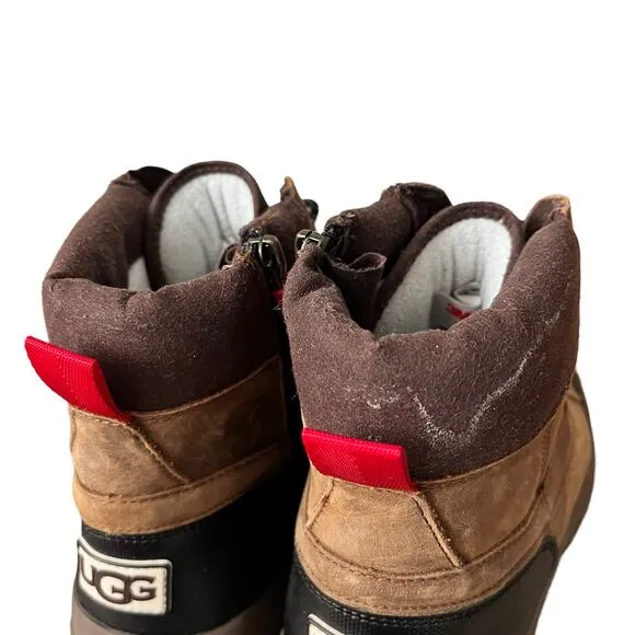 UGG Kids' Turlock Waterproof Boots Size 6 Brown Winter Snow Shoes NWOB