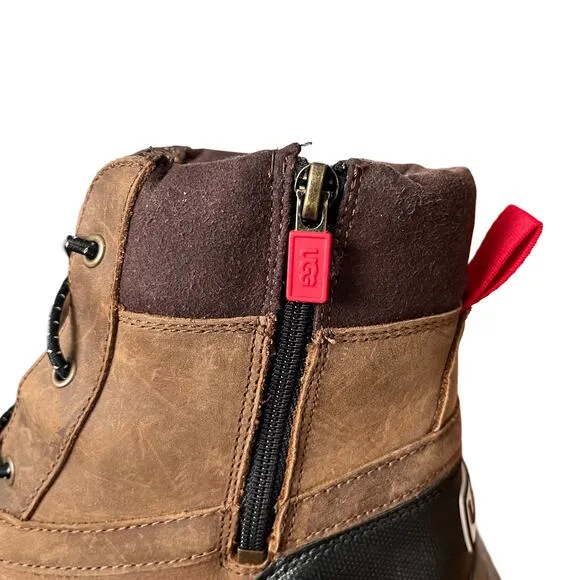 UGG Kids' Turlock Waterproof Boots Size 6 Brown Winter Snow Shoes NWOB