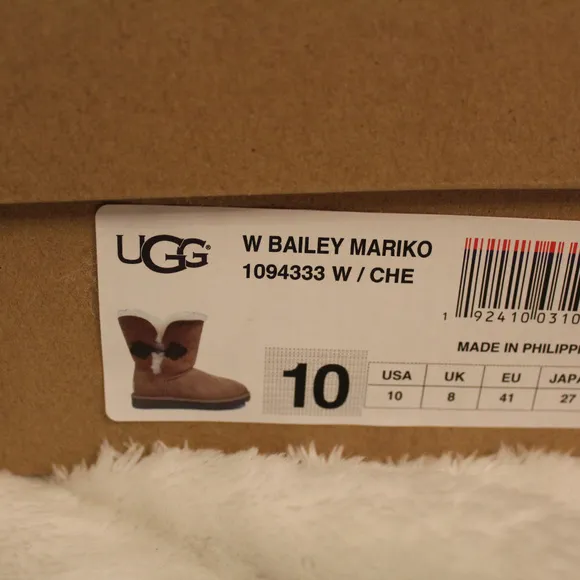 UGG‎ MARIKO SUEDE SHEARLING BOOTS NEW CHESTNUT