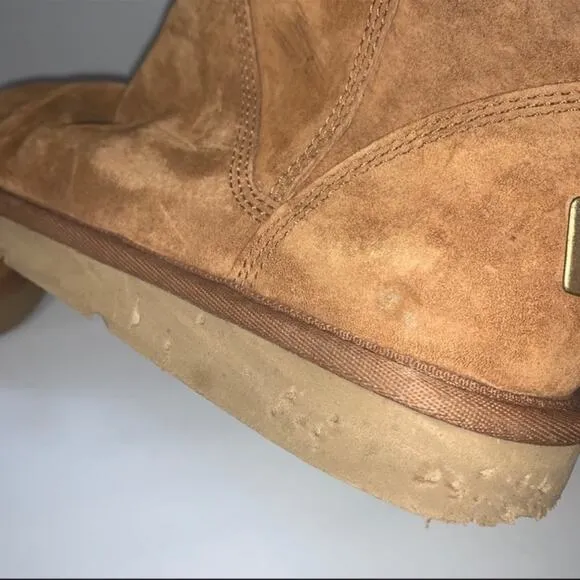 UGG Roslynn Suede Tan Chestnut Boots Size 6