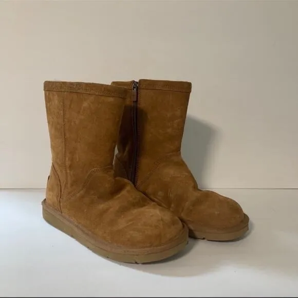 UGG Roslynn Suede Tan Chestnut Boots Size 6