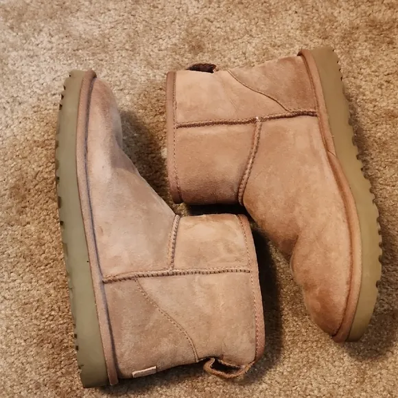 UGG Tan Classic Mini Boots
