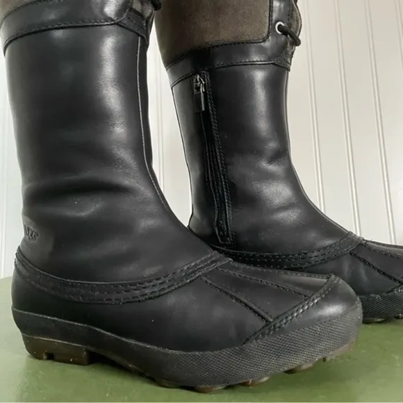UGG Waterproof BELCLOUD Fleece Lace Up Knee Boots #3228