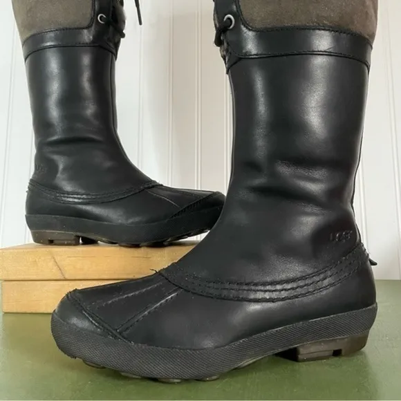 UGG Waterproof BELCLOUD Fleece Lace Up Knee Boots #3228