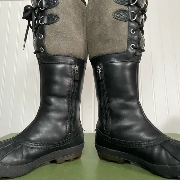 UGG Waterproof BELCLOUD Fleece Lace Up Knee Boots #3228