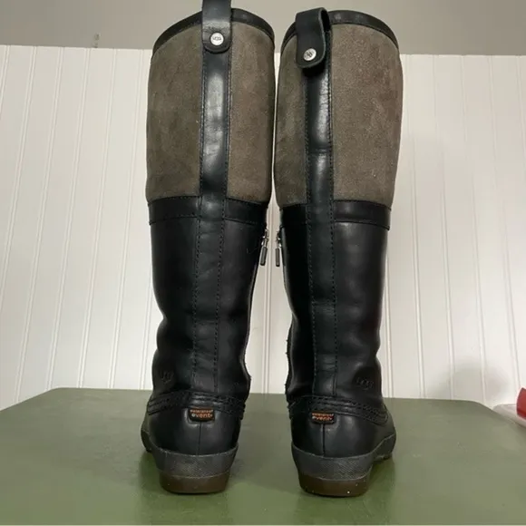 UGG Waterproof BELCLOUD Fleece Lace Up Knee Boots #3228