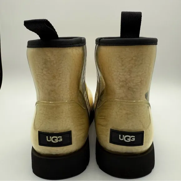 UGG Womens Classic Clear Mini Waterproof Ankle Boots Size 9