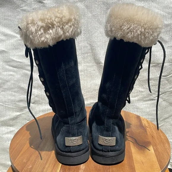 UGG Women’s Upside Tall Boots Black Size 8