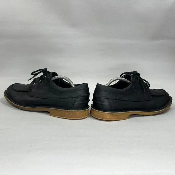 UGG Men's Size 11 Black Leather Oxfords