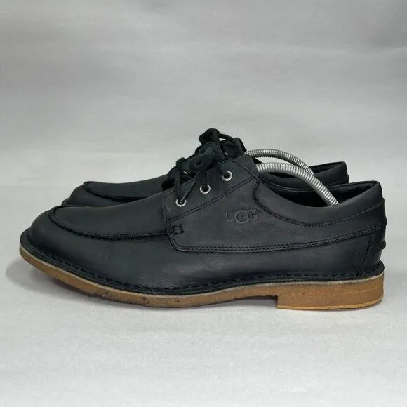 UGG Men's Size 11 Black Leather Oxfords
