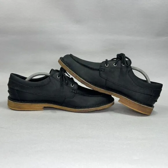 UGG Men's Size 11 Black Leather Oxfords
