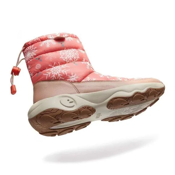 UIN Women's Snow Boots Walking Casual Travel Hiking Shoes(Winter Orange Cazorla)